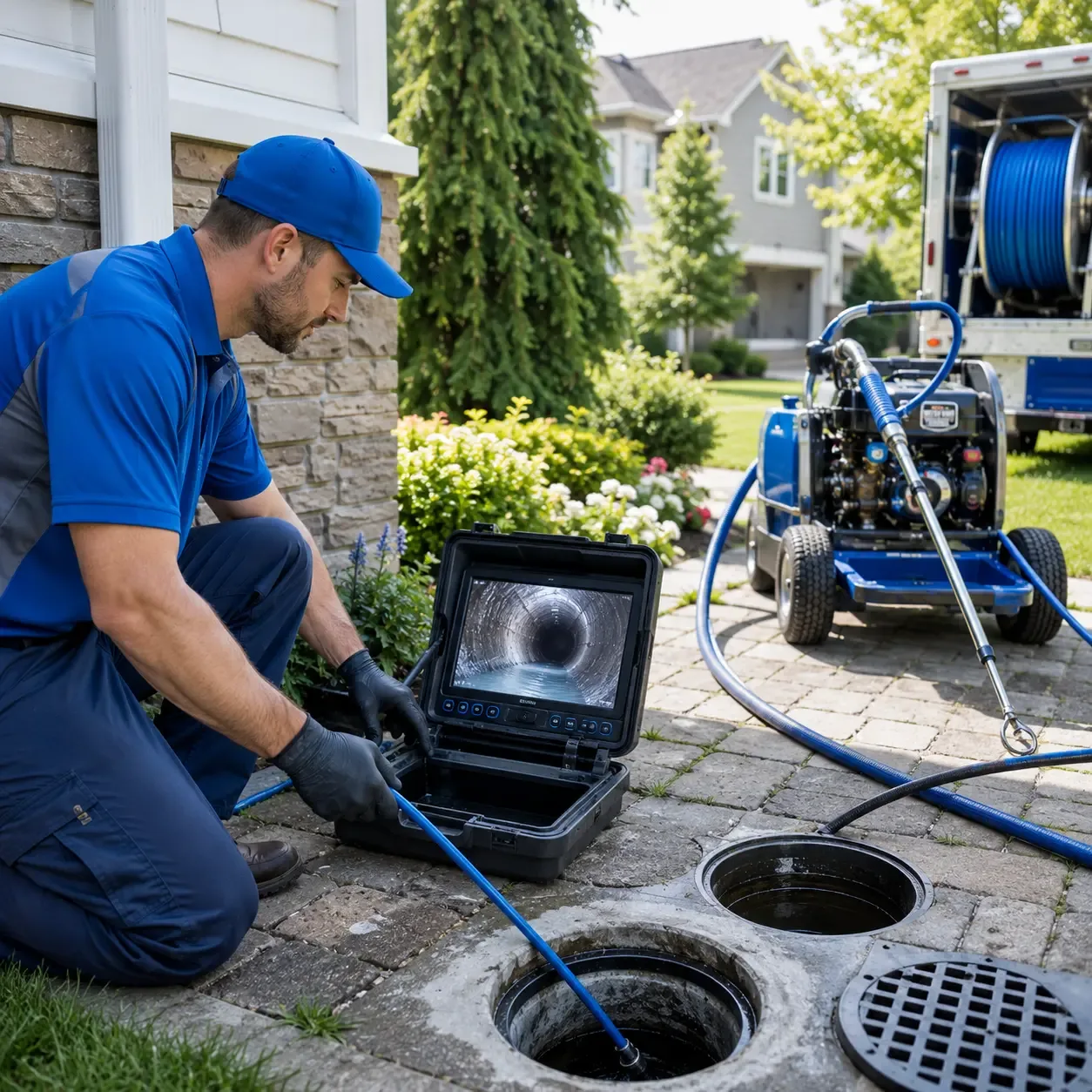 Outdoor drain cleaning professionals serving Arundel, ME